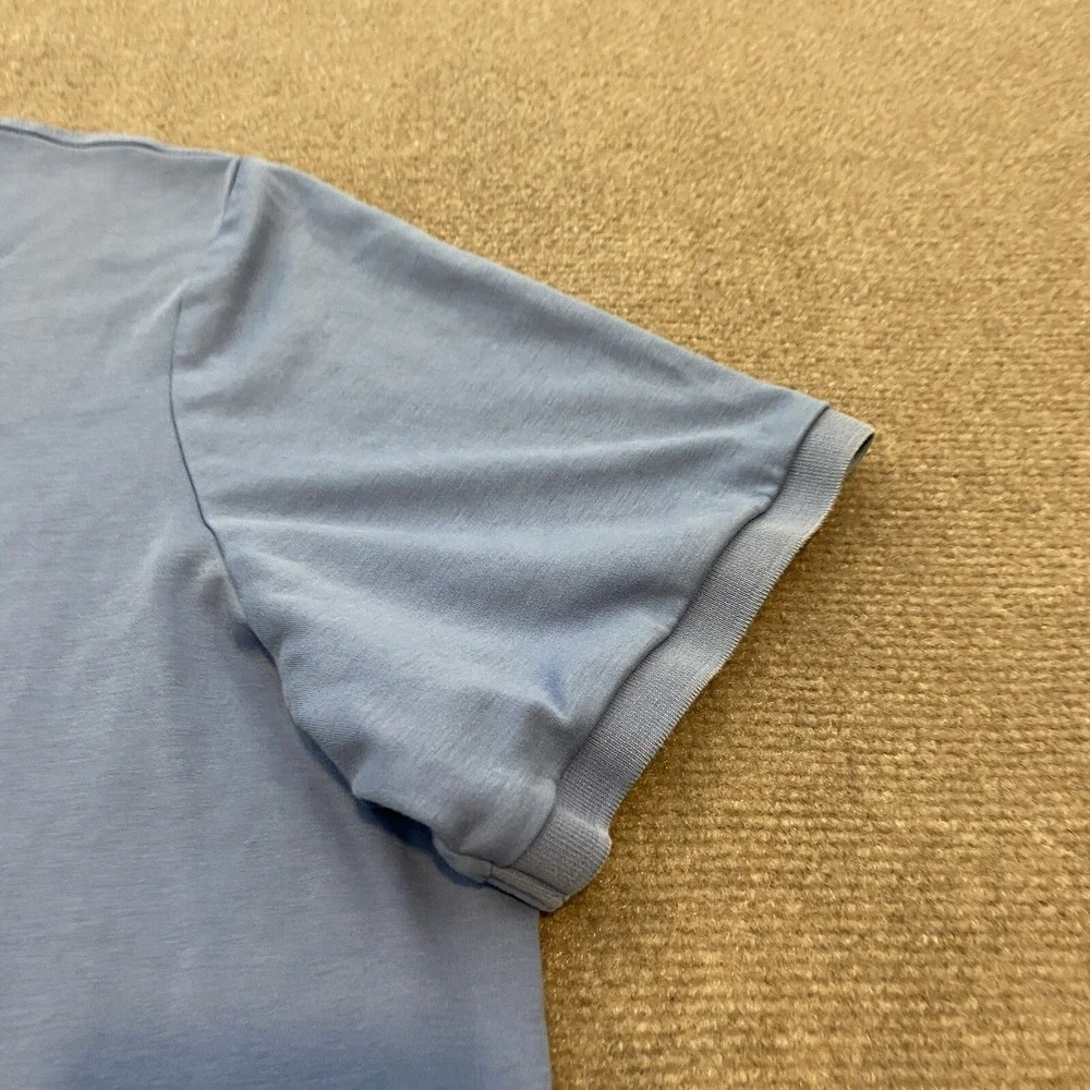 Polo Ralph Lauren Polo Shirt Mens XL Faded Blue Flesh Pony‎ Logo Short Sleeve